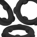 Пояс ерекції [SIL] SPINNER Cockring Black Oxballs