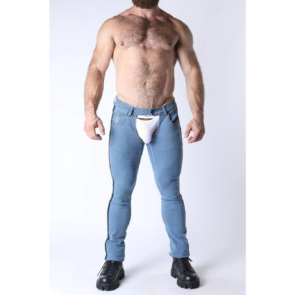 Terry Denim Chap Light Blue 30 CellBlock 13