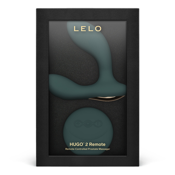 Масажер простати Hugo 2 Remote Green Lelo
