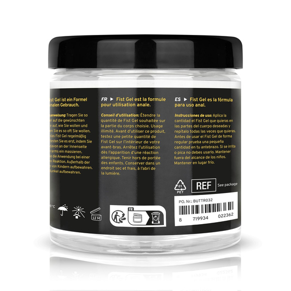 Żel do fistingu nieklejący Transparant Fisting Gel 500ml BUTTR