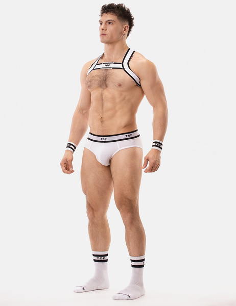 Slipy Brief Top White-Black L Barcode Berlin