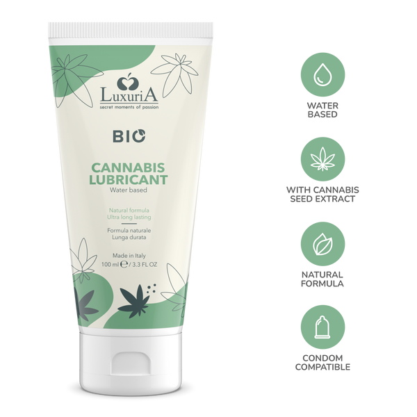 Luxuria Bio Cannabis Lubricant 100 Ml IntimateLine