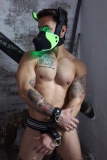 Маска собаки Poundtown Pup Mask 2.0 Neon Green Breedwell