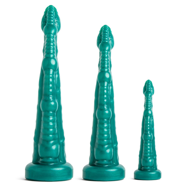 Dildo Sigmaloid Soft Metallic Green Vac S/M Mr Hankeys
