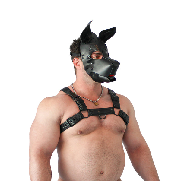 Uprząż Vegan Puppy Harness Black-Black S/M Brutus