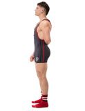 Трико Singlet Allan Titanium-Black-Red Xl Barcode Berlin