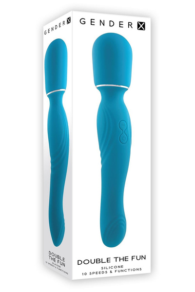 Podwójny wibrator różdżka Gender X Double The Fun 