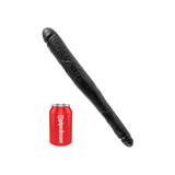 Подвійне дилдо 41 см King Cock Tapered Double Black Pipedream