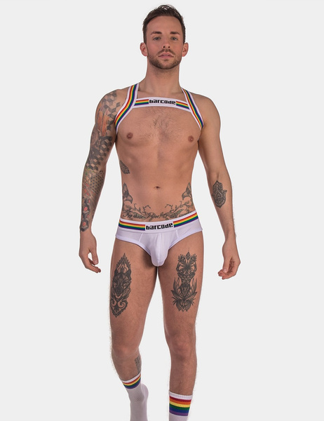 Uprząż Harness Pride White Xl Barcode Berlin