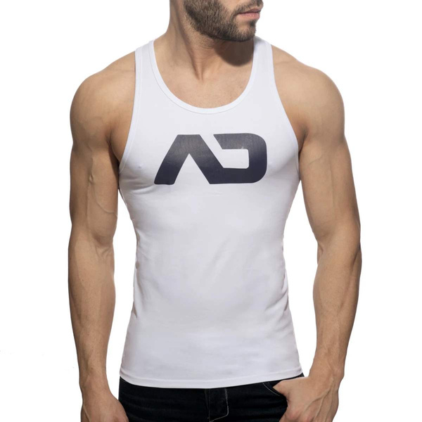 Basic Ad Tank Top White S Addicted