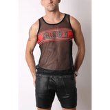 Cellblock Challenger Mesh Tank Top Black / Red XL