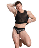 Aspen Mesh Tank Top Black Xxl CellBlock13