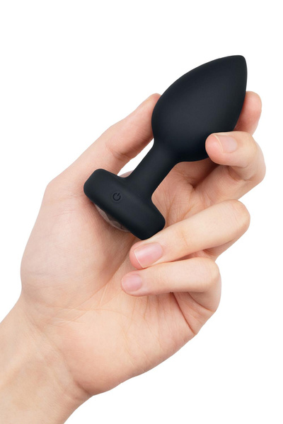 Vibrating Jewel Plug M/L Black b-Vibe