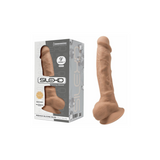 Silexd Silikonowe Dildo 23,7 cm Carmel