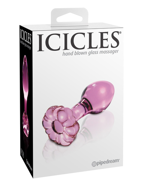 Icicles No. 48 скляний корок рожевий