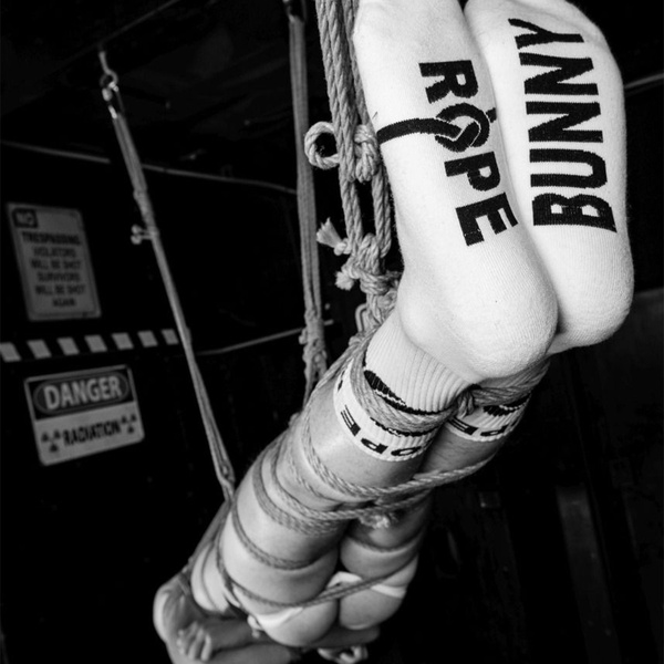 Skarpety dla fanów bondage Sk8erboy Rope Bunny Socks White 39-42