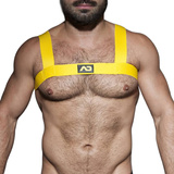 Fetish Basic Elastic Harness Yellow M/L Addicted