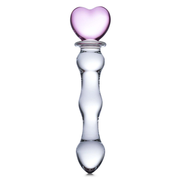 Dildo z zakończeniem w kształcie serca Glas Sweetheart Glass Dildo
