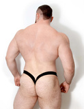 Stringi Męskie Violation Thong Black Xxl Dark Room