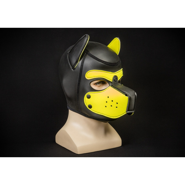 Neoprene Puppy Hood Yellow L Mr-S-Leather