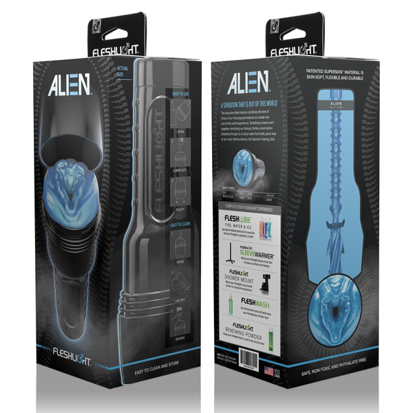 Masturbator Fleshlight Freaks Alien Blue Metallic