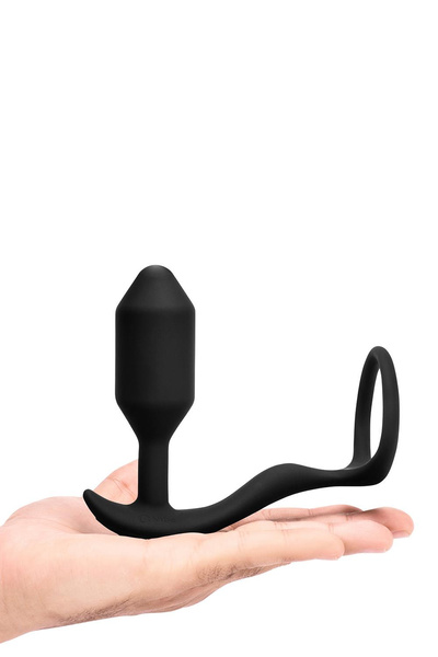 Vibrating Snug & Tug M Black b-Vibe