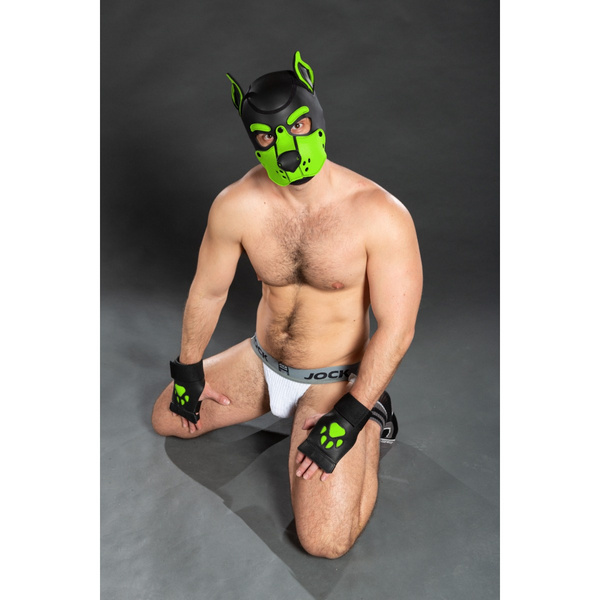 Neoprene K9 Hood Lime M Mr-S-Leather