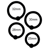 Silicone Series Head Glans Ring 4-Pack Titus Range