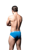 Almost Naked Retro Brief Royal/Aqua Xl Andrew Christian