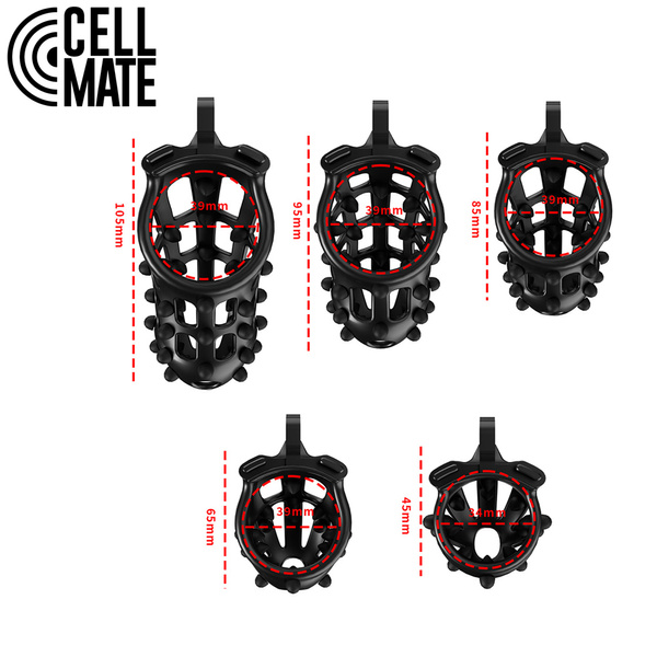 FlexiSpike Chastity Cage Size 4 CELLMATE