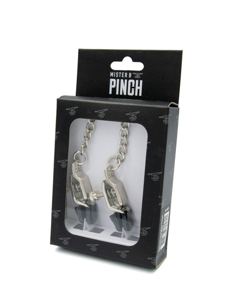 Pinch Battery Clamps Adjustable With Chain Mister B