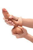 Dildo 15,4 cm Slipskin 6 Inch Girthy B-Vibe
