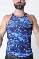 Ajax Camo Tank Top Blue Xl CellBlock13