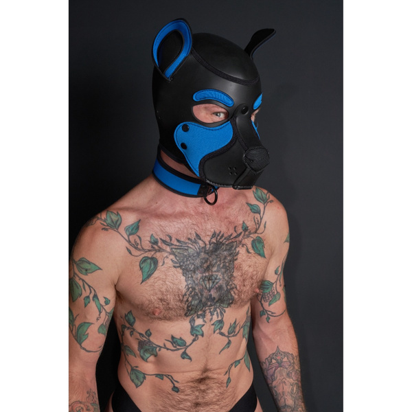 Neoprene Frisky Pup Hood Cobalt Xl Mr-S-Leather