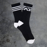 Fetish AD Top Socks Black-White L/XL Addicted