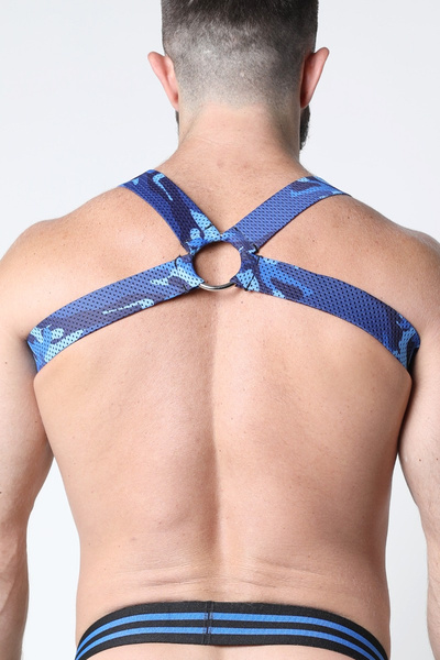 Cellblock Ajax Camo Harness Blue XL