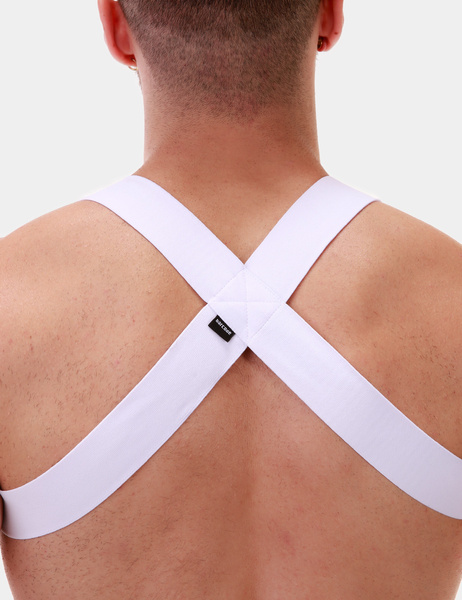 Flexible Torso Harness Barcode Harness Matt White S