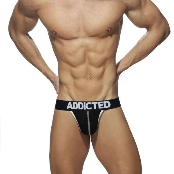 Addicted Push Up Jock Black XXL