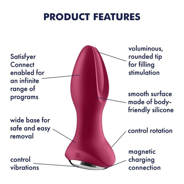 Rotator Plug 2 Connect App Violet Satisfyer
