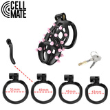 Pas cnoty FlexiSpike Chastity Cage Size 3 CELLMATE