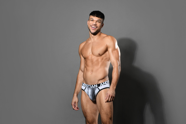 Penis Print Brief W/ Almost Naked 2Xl Andrew Christian