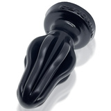 Korek analny AIRHOLE-3 finned buttplug Black L Oxballs
