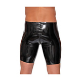 Lateksowe spodenki męskie Men's Latex Pants Zip black XXL LateX