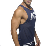 Майка без рукавів Mesh Ad Tank Top Navy L Addicted