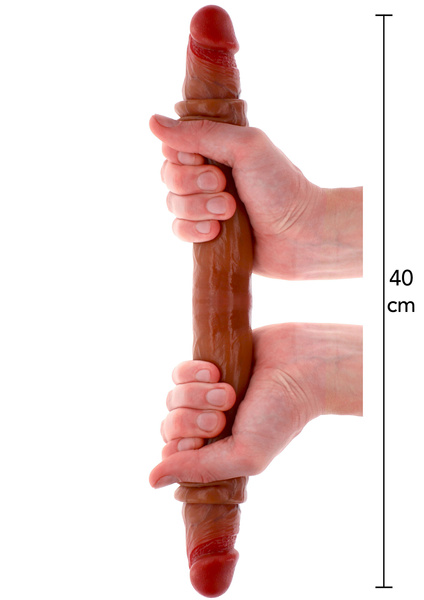 ToyJoy Get Real Silicone Foreskin Double Dong 40cm