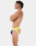 Jock Arlo Navy- Neongreen L Barcode