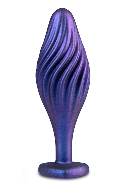 KOREK ANALNY ANAL ADVENTURES MATRIX SWIRLING BLING PLUG SAPPHIRE