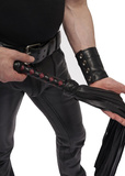 Pejcz Impact Premium Leather Flogger Black Mister B