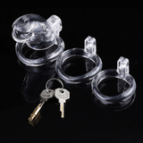 Пояс цнотливості Shark Cage Chastity Cage Clear Brutus