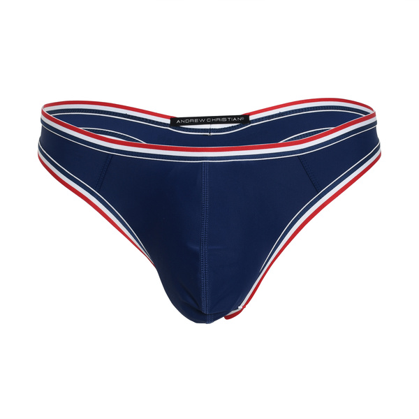 Racer Swim Thong Navy Xl Andrew Christian